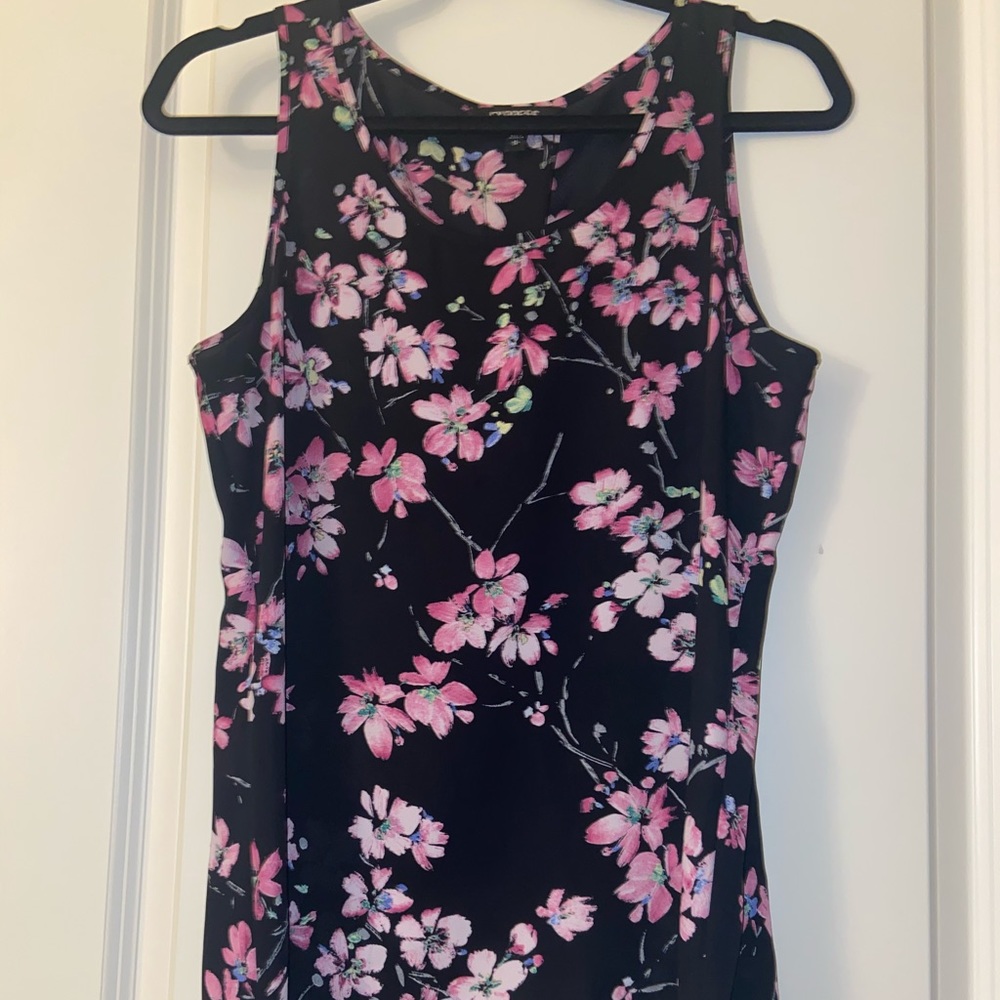 Express Split Back Floral Top